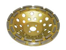 Diamond grinding cup wheel DT-175-MBT-C gold