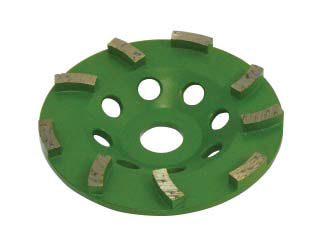 DIAMOND-grinding cup wheel TURBO, GREEN