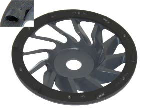 PCD cup-wheel DFT-175, black